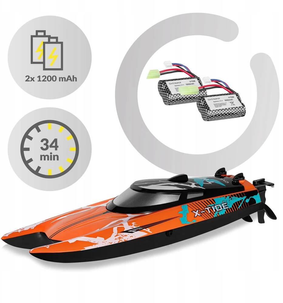 Overmax MOTORINĖS VALTIS NUOTOLINIO PULTO VALDOMA RC 25KM/H NUOTOLINĖS LENKTYNĖS