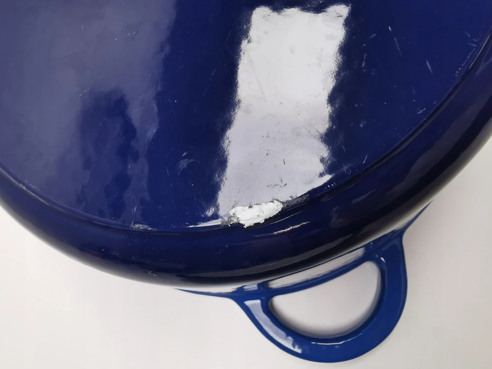 Overmont Emaliuotas ketaus kepimo indas - troškintuvas 24 cm