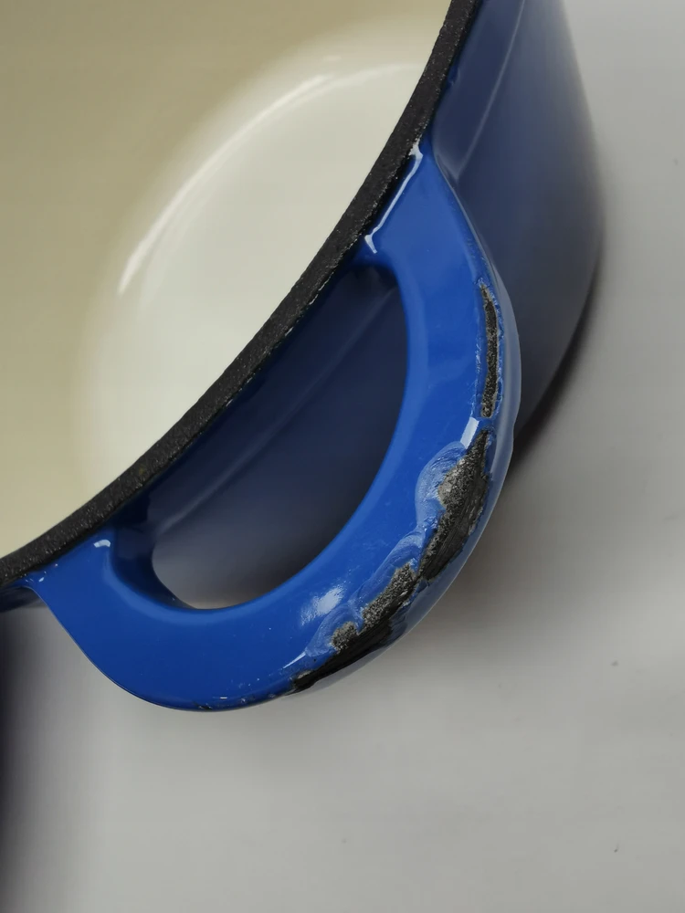 Overmont Emaliuotas ketaus kepimo indas - troškintuvas 24 cm