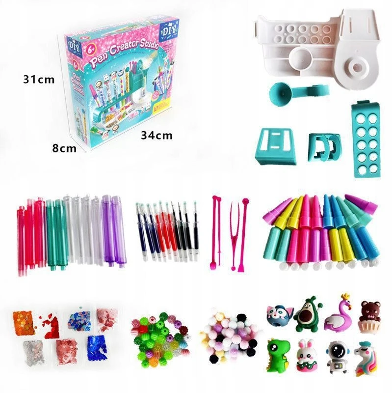Owl Tech KŪRYBINIS RINKINYS VAIKAMS MAGIC PEN FACTORY DIY PEN CREATOR