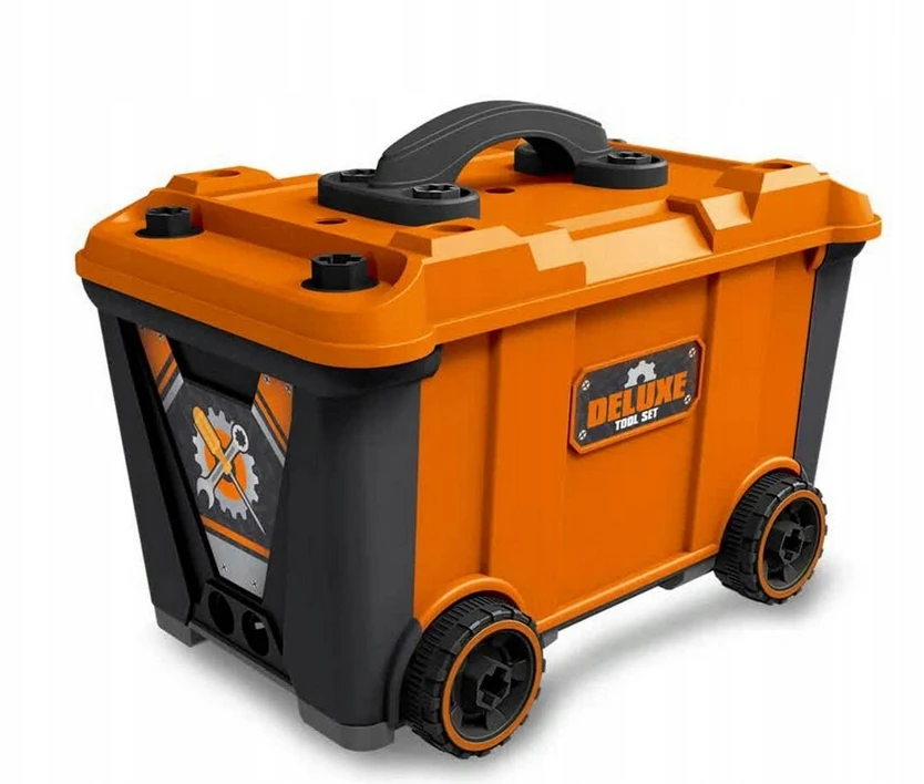 Owl Tech „Pasidaryk pats“ (pasidaryk pats) „DIY KIT“ DIRBTINĖS ĮRANKIŲ DĖŽĖ, BATERIJA MAITOMAS GRĄŽtuvas 65 vnt.
