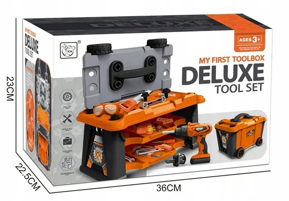 Owl Tech „Pasidaryk pats“ (pasidaryk pats) „DIY KIT“ DIRBTINĖS ĮRANKIŲ DĖŽĖ, BATERIJA MAITOMAS GRĄŽtuvas 65 vnt.