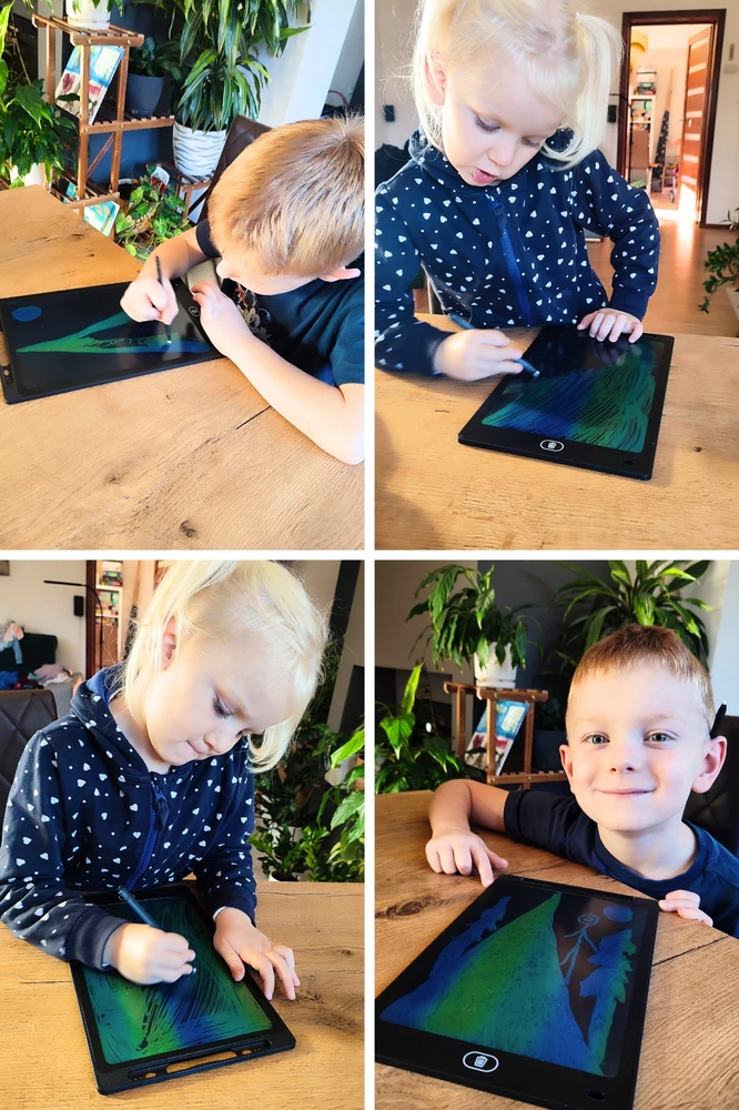 Owl Tech XXL GRAFIJOS PLASTETĖ, SKIRTA 12 colių LCD PLOKŠTELĖS DAUGIAspalvių slinktuvių piešimui