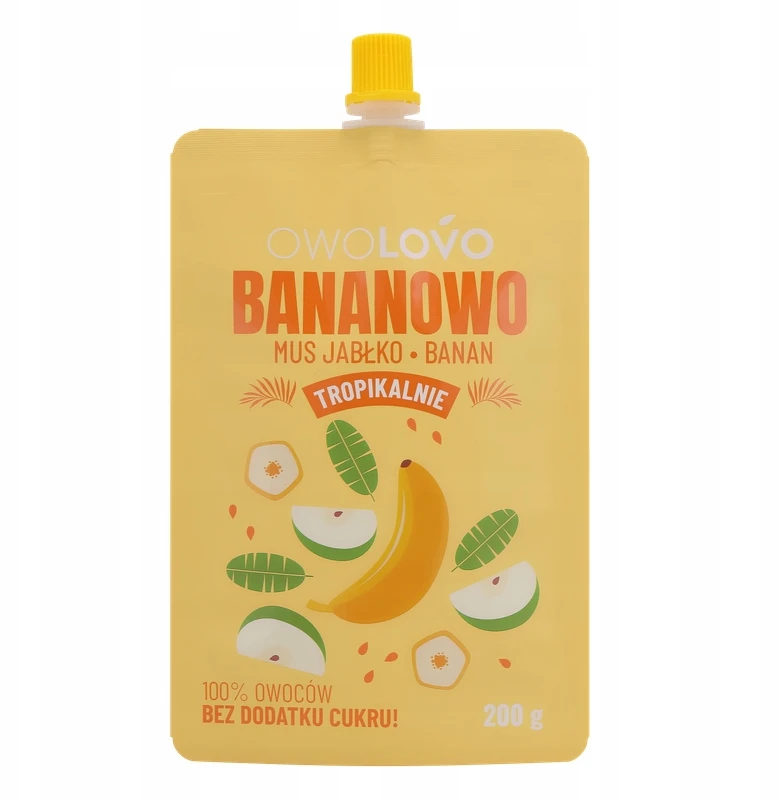 OWOLOVO Tropical Banana 200 g X16