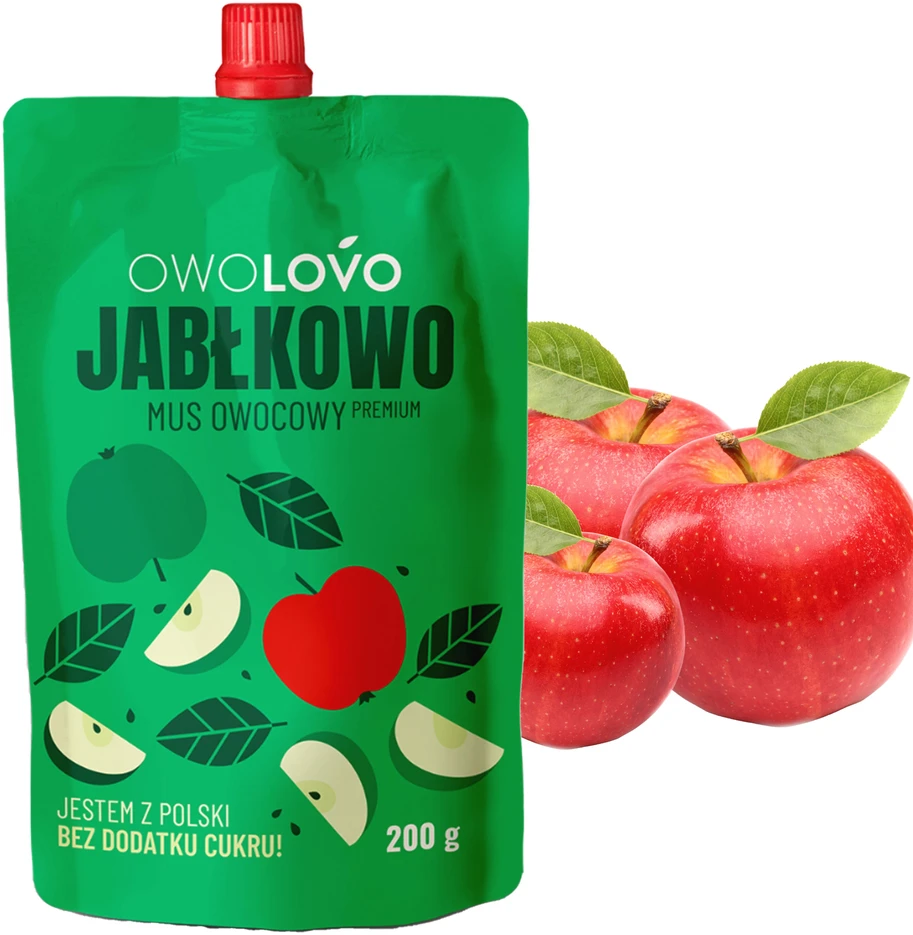 Owolovo vaisių putėsiai skonių MIX 10 x 200g (2000g)