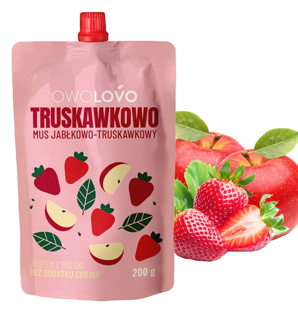Owolovo vaisių putėsiai skonių MIX 10 x 200g (2000g)