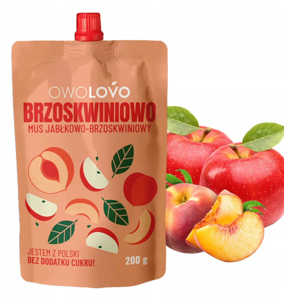 Owolovo vaisių putėsiai skonių MIX 10 x 200g (2000g)