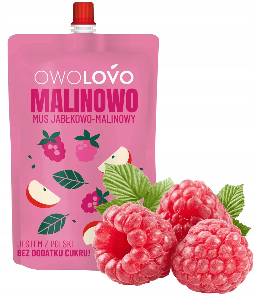 OWOLOVO vaisių putėsiai vaikams VAMZDŽIŲ SKANČIŲ MIŠINIS 12 x 200 g
