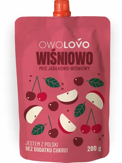 Owolovo vaisių putėsių mišinys 10 skonių 200 g x 40 vnt.