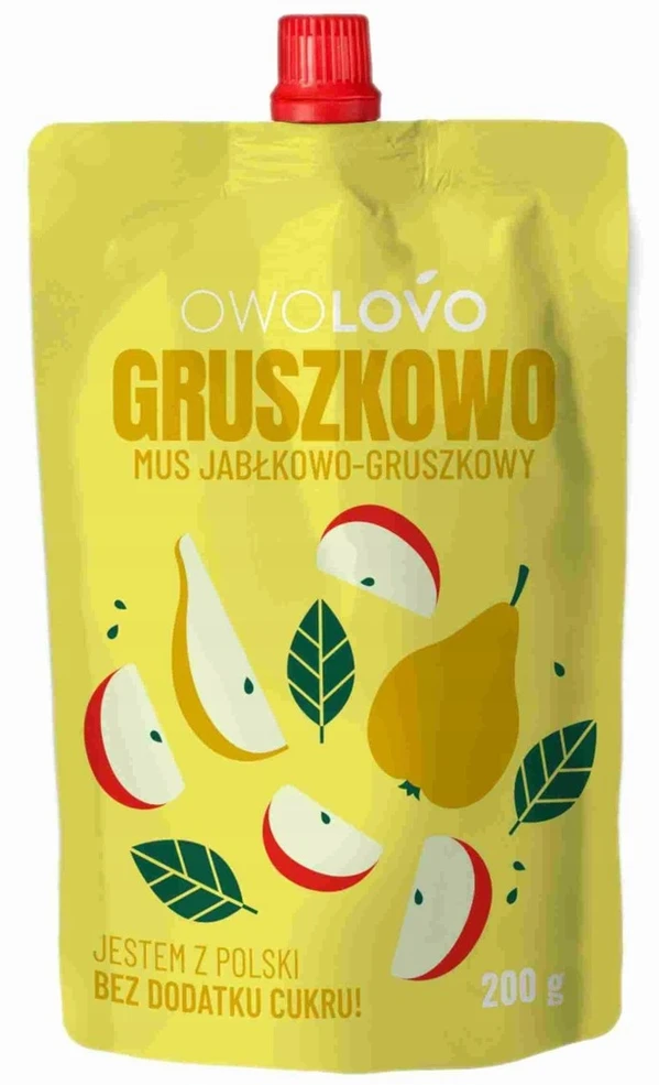 Owolovo vaisių putėsių mišinys 10 skonių 200 g x 40 vnt.