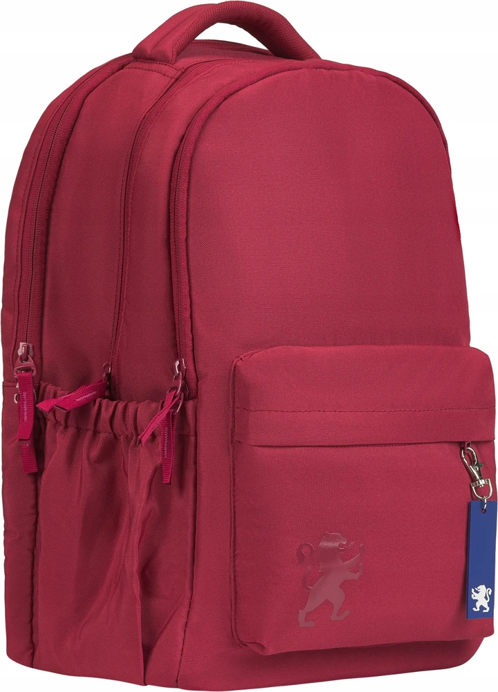 Oxford mokyklinė kuprinė 3 skyrių, 26l, bordo spalvos