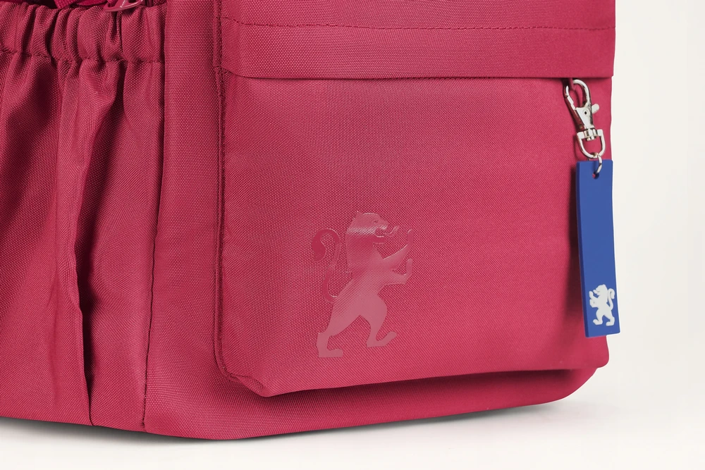 Oxford mokyklinė kuprinė 3 skyrių, 26l, bordo spalvos