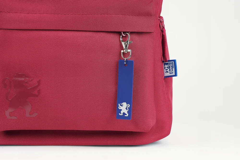 Oxford mokyklinė kuprinė 3 skyrių, 26l, bordo spalvos