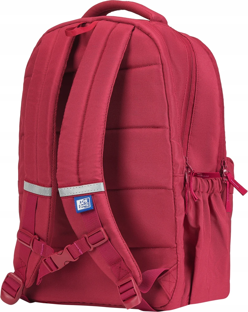 Oxford mokyklinė kuprinė 3 skyrių, 26l, bordo spalvos