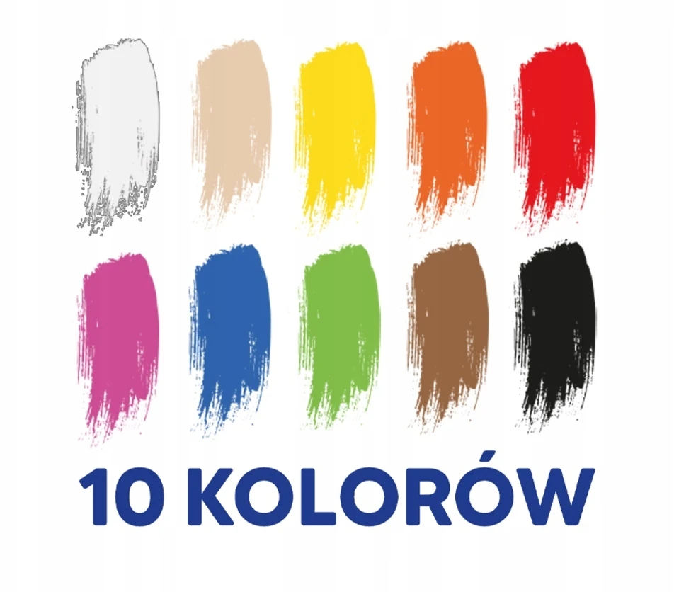 Oxford plakatų dažai, 10 spalvų, 20ml