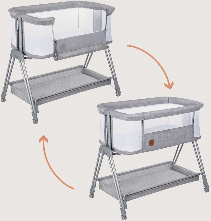 Lovytė 2in1 Lionelo Luna, Pilkas Concrete