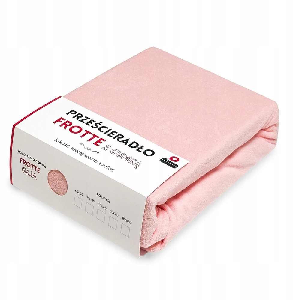 Łóżkoholicy Prigludusi paklodė 80x180 medvilnės FROTTE Gaja lovos čiužiniui
