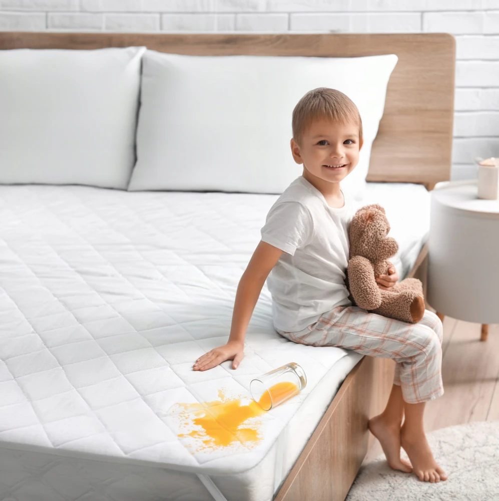 Łóżkoholicy VANDENIUI ATSPIRUS ČIUŽINIO APSAUGOS, dygsniuotas paklotas, 60x120 Alia