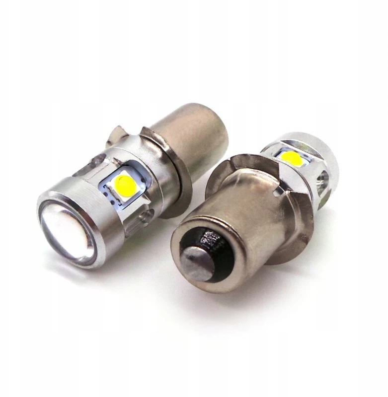 P13 LED lemputė PX13.5, P13.5s 3V žibintuvėms