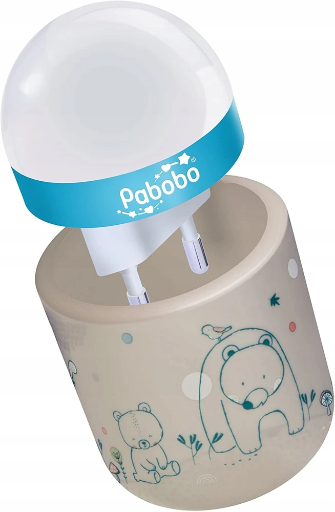 Pabobo naktinis šviestuvas rudas