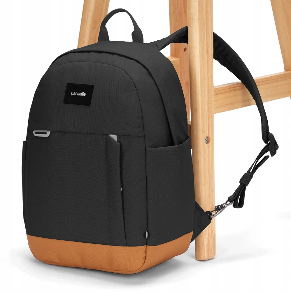 Pacsafe Go 15 l miesto kuprinė su apsauga nuo vagystės - juoda
