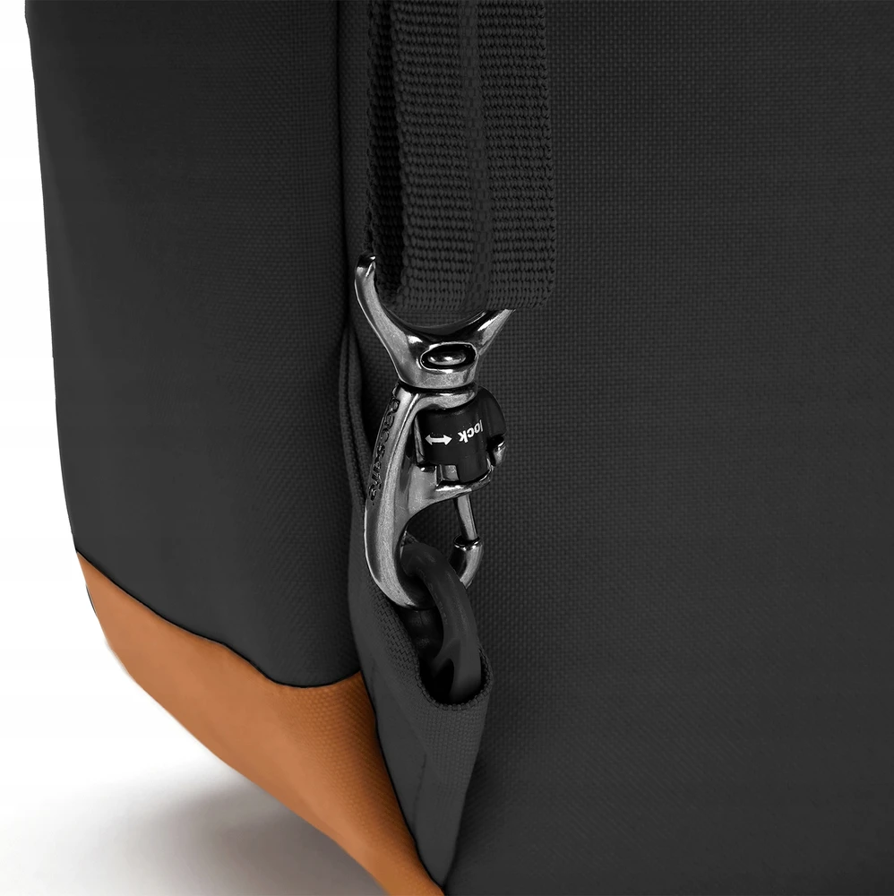 Pacsafe Go 15 l miesto kuprinė su apsauga nuo vagystės - juoda