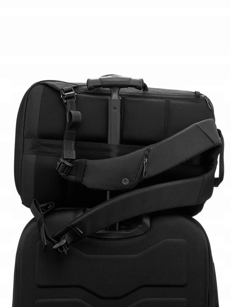 Pacsafe Metrosafe X 18l juodas miesto kuprinės su apsauga nuo vagysčių
