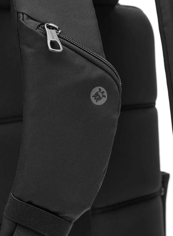 Pacsafe Metrosafe X 18l juodas miesto kuprinės su apsauga nuo vagysčių