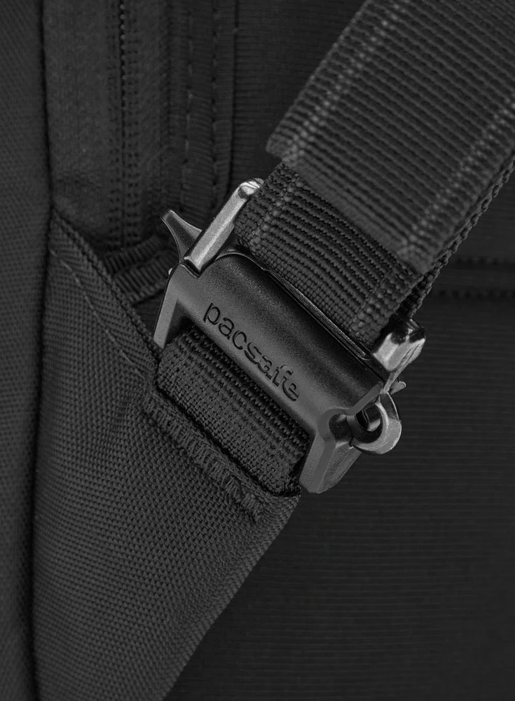Pacsafe Metrosafe X 18l juodas miesto kuprinės su apsauga nuo vagysčių
