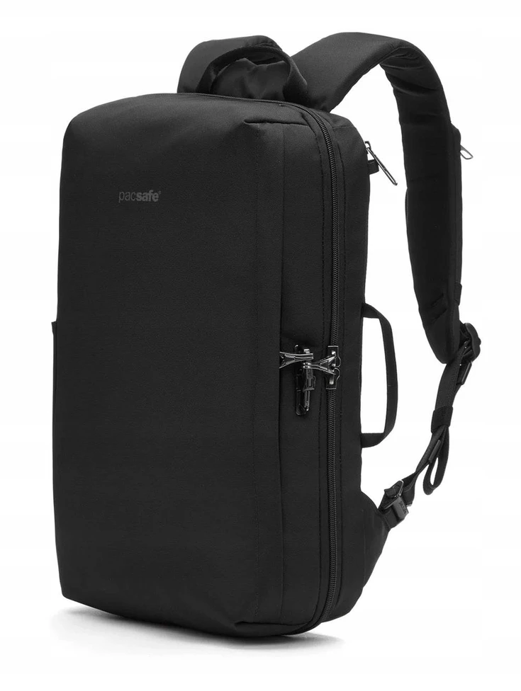 Pacsafe Metrosafe X 18l juodas miesto kuprinės su apsauga nuo vagysčių
