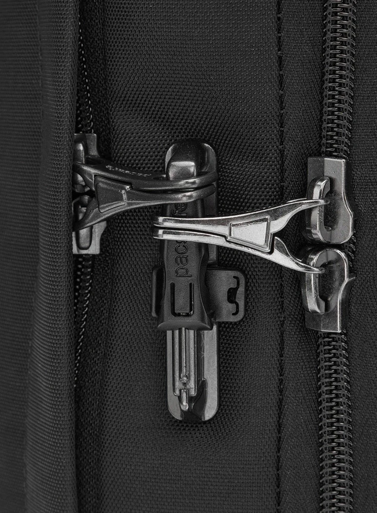 Pacsafe Metrosafe X 18l juodas miesto kuprinės su apsauga nuo vagysčių