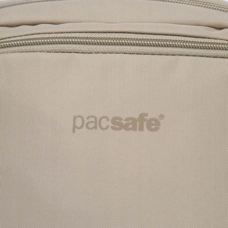 Pacsafe Vibe 100 antivagiška juosmens rankinė su RFID apsauga, 4 l, smėlio (bežinė) spalvos