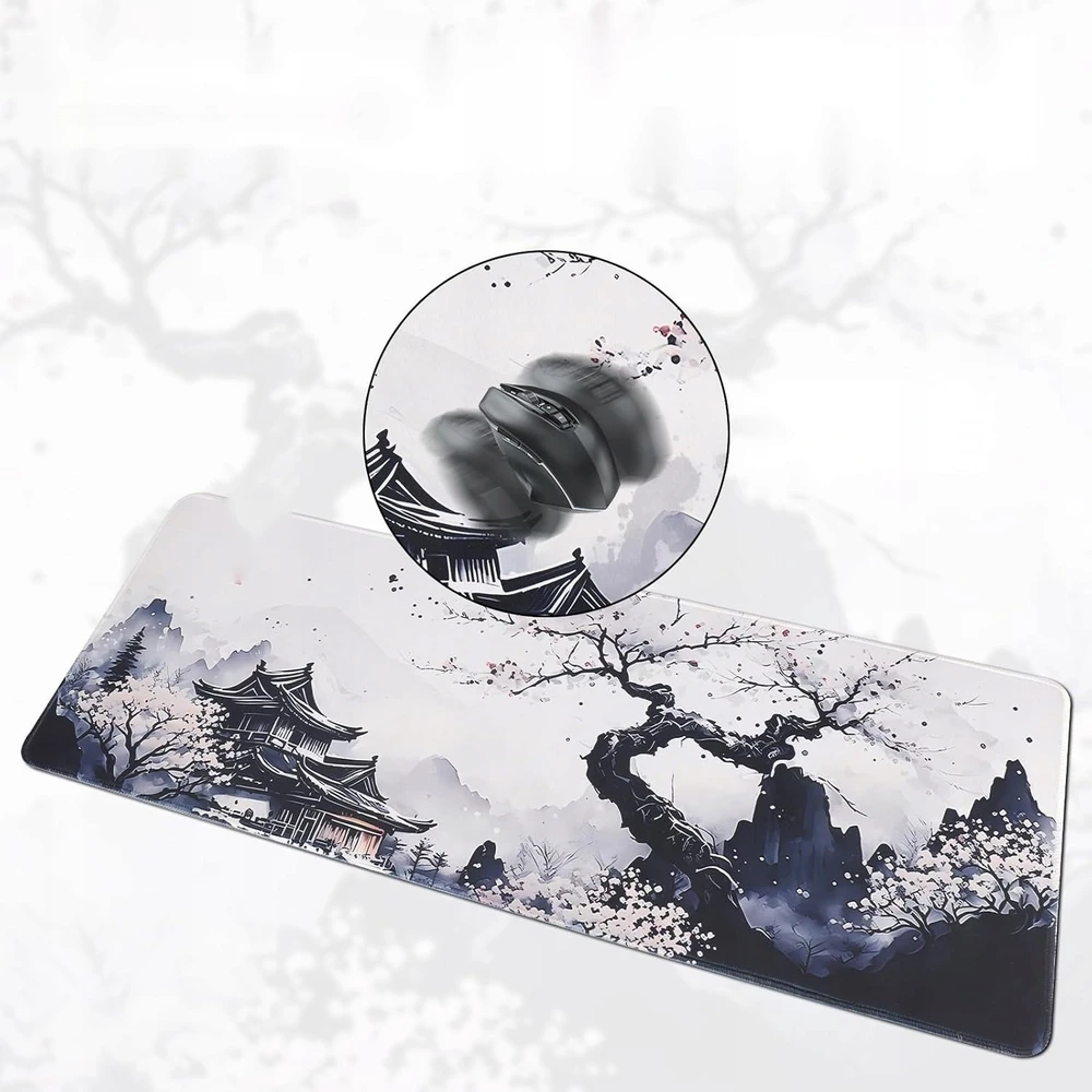 PAD 80X30CM FLORAL GAMING MOUSE XXL STALO PELĖ