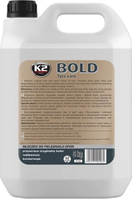 Padangų juodintojas K2 Bold, 5kg
