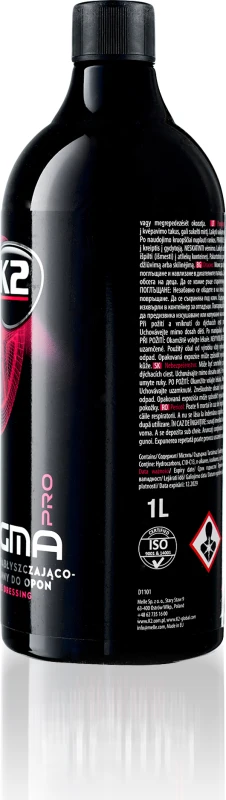 Padangų juodintojas K2 Sigma Pro, 1L