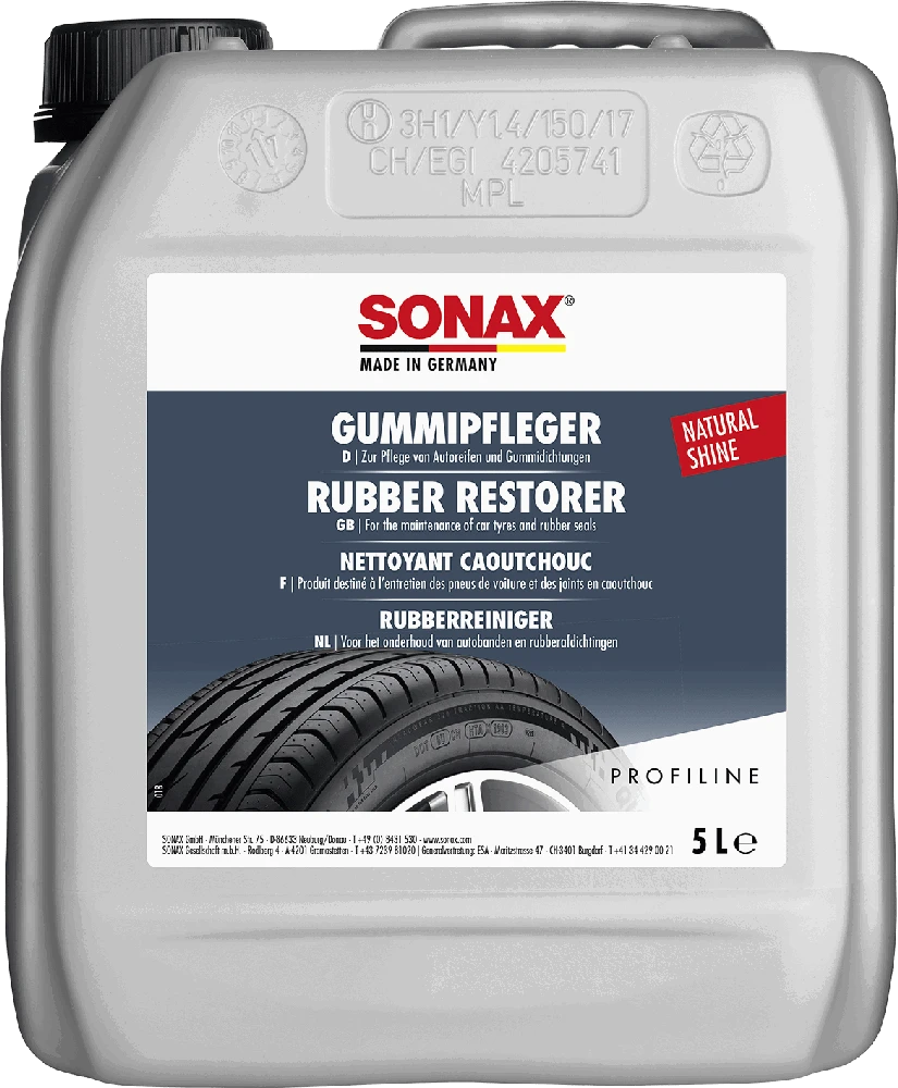 SONAX Padangų juodintojas, matinis, 5L 340505
