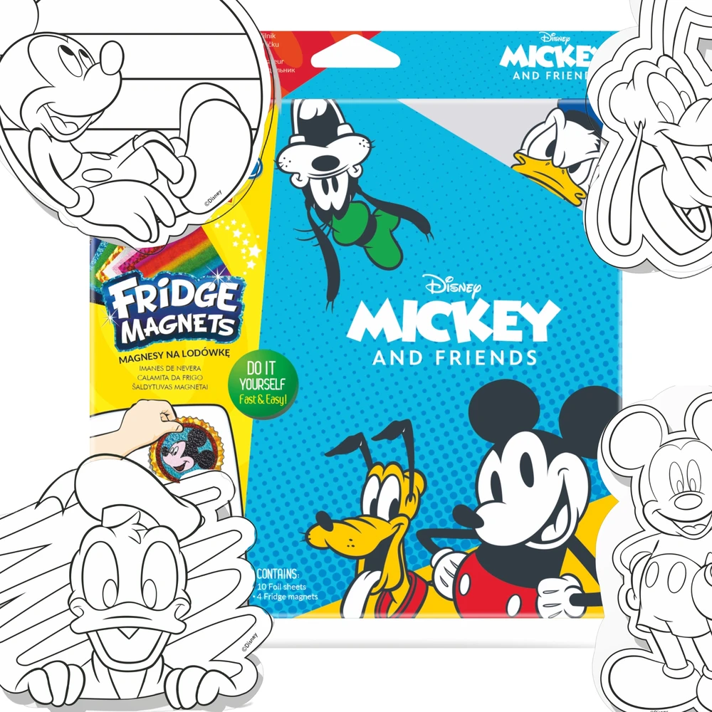 „PADARYK PATS“ Šaldytuvo MAGNETAI MICKEY COLORINO