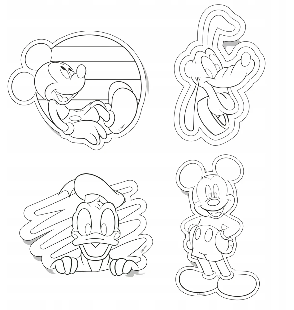 „PADARYK PATS“ Šaldytuvo MAGNETAI MICKEY COLORINO