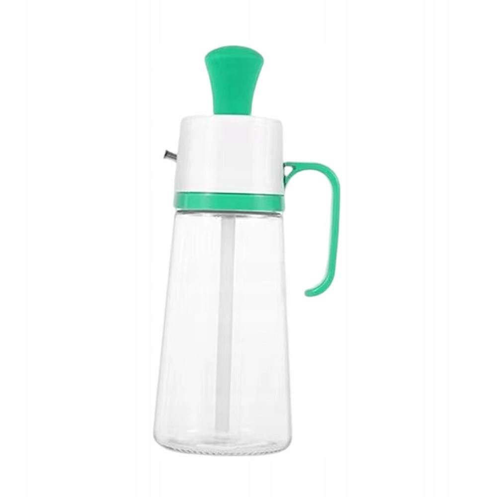 Padažų dozatorius su rankena 550 ml Daugkartinis, nepralaidus, daugkartinio naudojimo, žalias