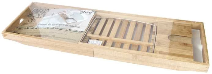 5five Simply Smart Padėklas voniai bambukinis 22x4x70-105 cm 160912