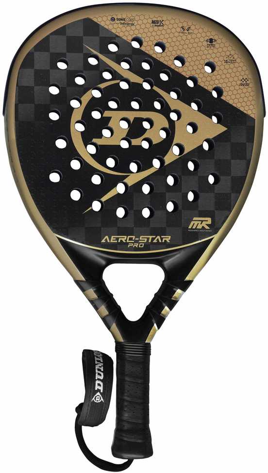 Padel raketė Dunlop AEROSTAR 16K 365g