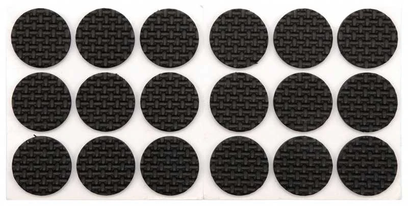 Vorel Toya Sa Poland Lipnūs padukai baldams juodi 18mm/32vnt. (74885)