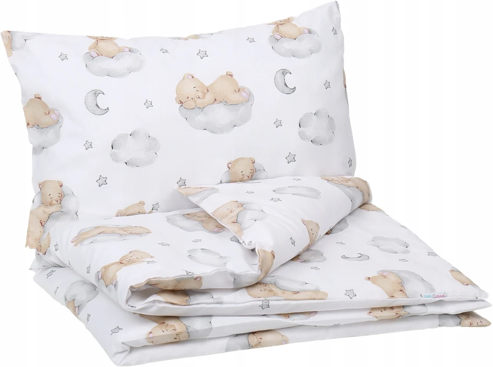PAGALĖS UŽVALGALAS 40x60 cm MEDVILNĖ 100% JASIEK BABYMAM užtrauktukas