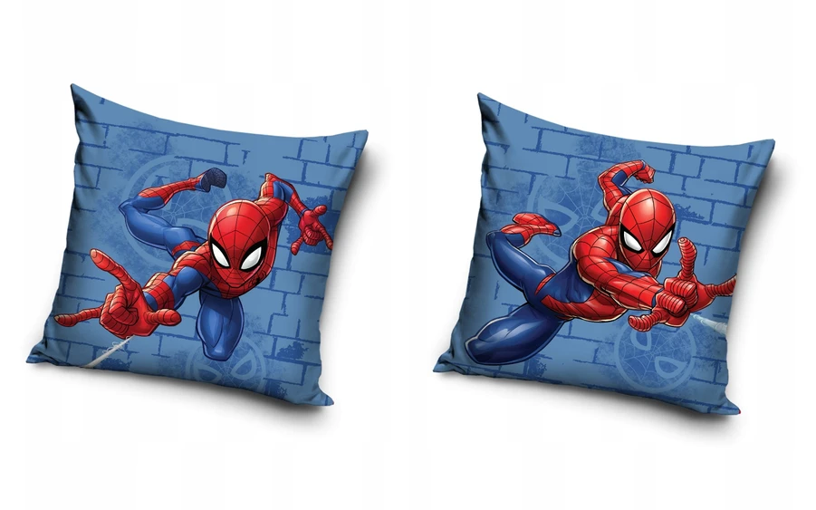 Carbotex PAGALVIŲ UŽVALKAS pliušinis dekoratyvinis SPIDERMAN pagalvė 40x40 cm VELVET