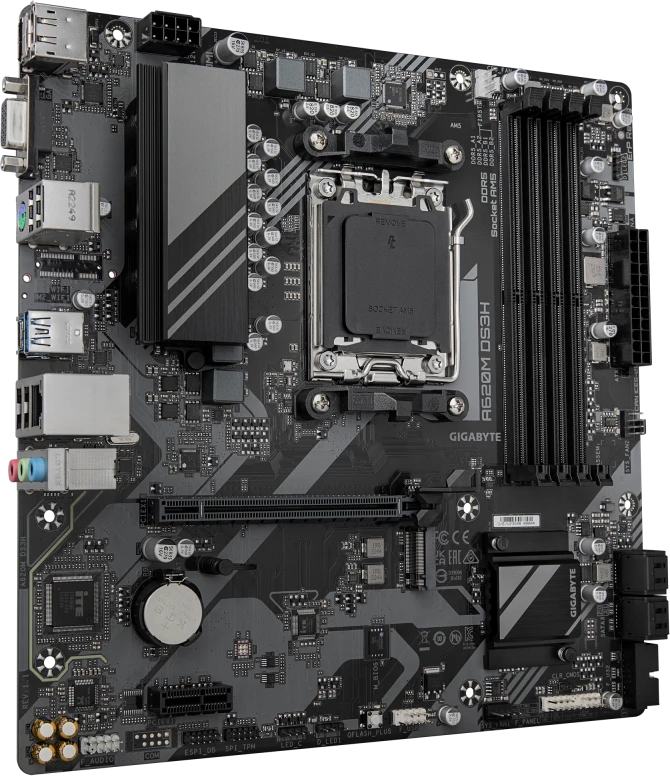 GIGABYTE A620M DS3H AM5 2xDDR5 4xSATA 1xM.2