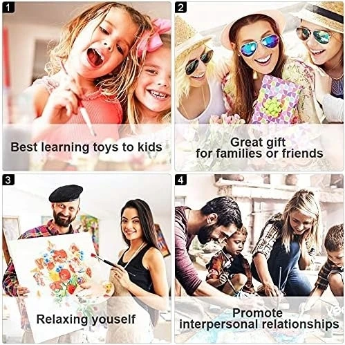 Symag Paint it! Tapyba pagal skaičius. Įlanka 40x50x1.5cm