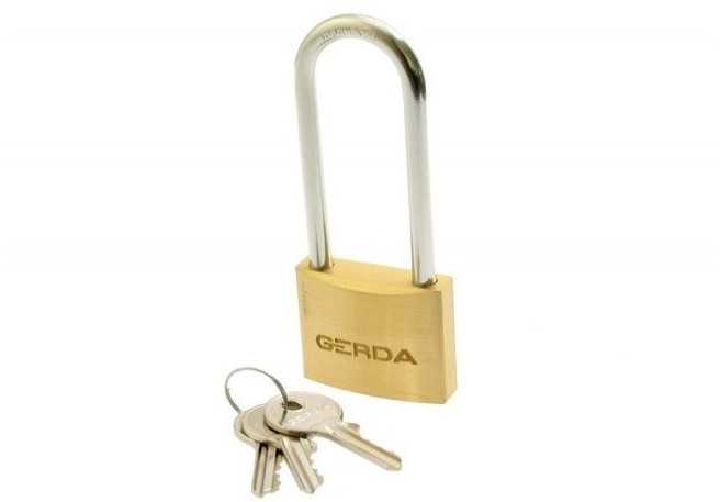 Pakabinama spyna GERDA BRASS LINE, KMZ S40H66, 3 raktai