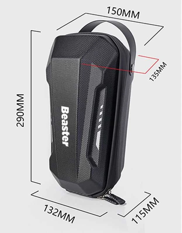 Beaster Scooter Pakabinamas krepšys paspirtukui Beaster, BS92BG, neperšlampantis, talpa 2 l