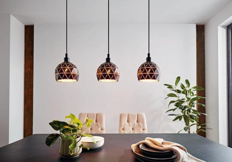 Lubinis juodas LED šviestuvas "TARTU" 10W, 500mm