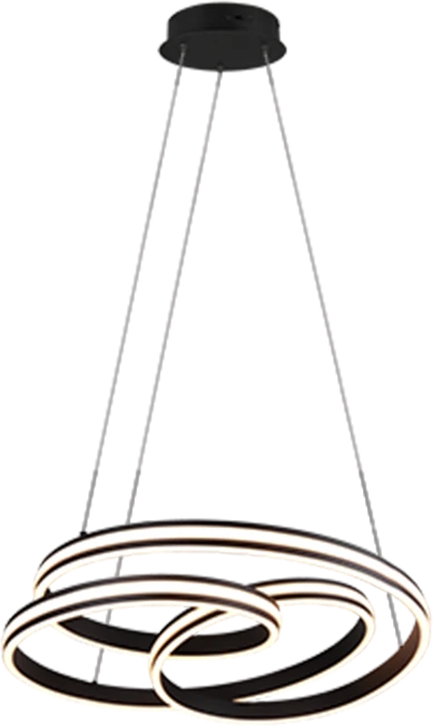 Lubinis šviestuvas Pakabinamas LED šviestuvas TRIO CARDONA, 29 W, 3300lm, 2300/3000/4000K, DIM, 45x150cm